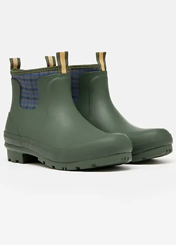 Foxton Heritage Green Neoprene Lined Ankle Wellies by Joules | Look Again