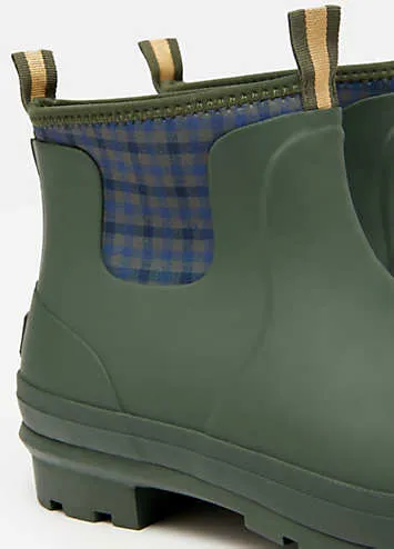 Foxton Heritage Green Neoprene Lined Ankle Wellies by Joules | Look Again