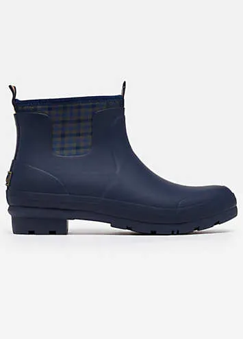 Foxton Navy Neoprene Lined Ankle Wellies by Joules | Look Again