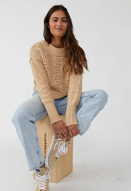 Free People - Bell Song Pullover Sandstone