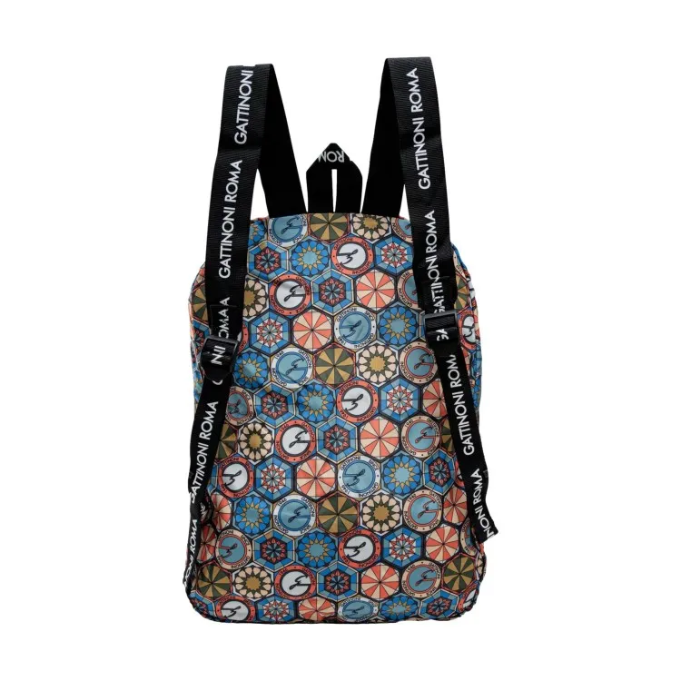 Gattinoni Roma BENTF 8104 06 Backpack  Zaino Large Teodosia Easy Chic Richiudibile Multicolor