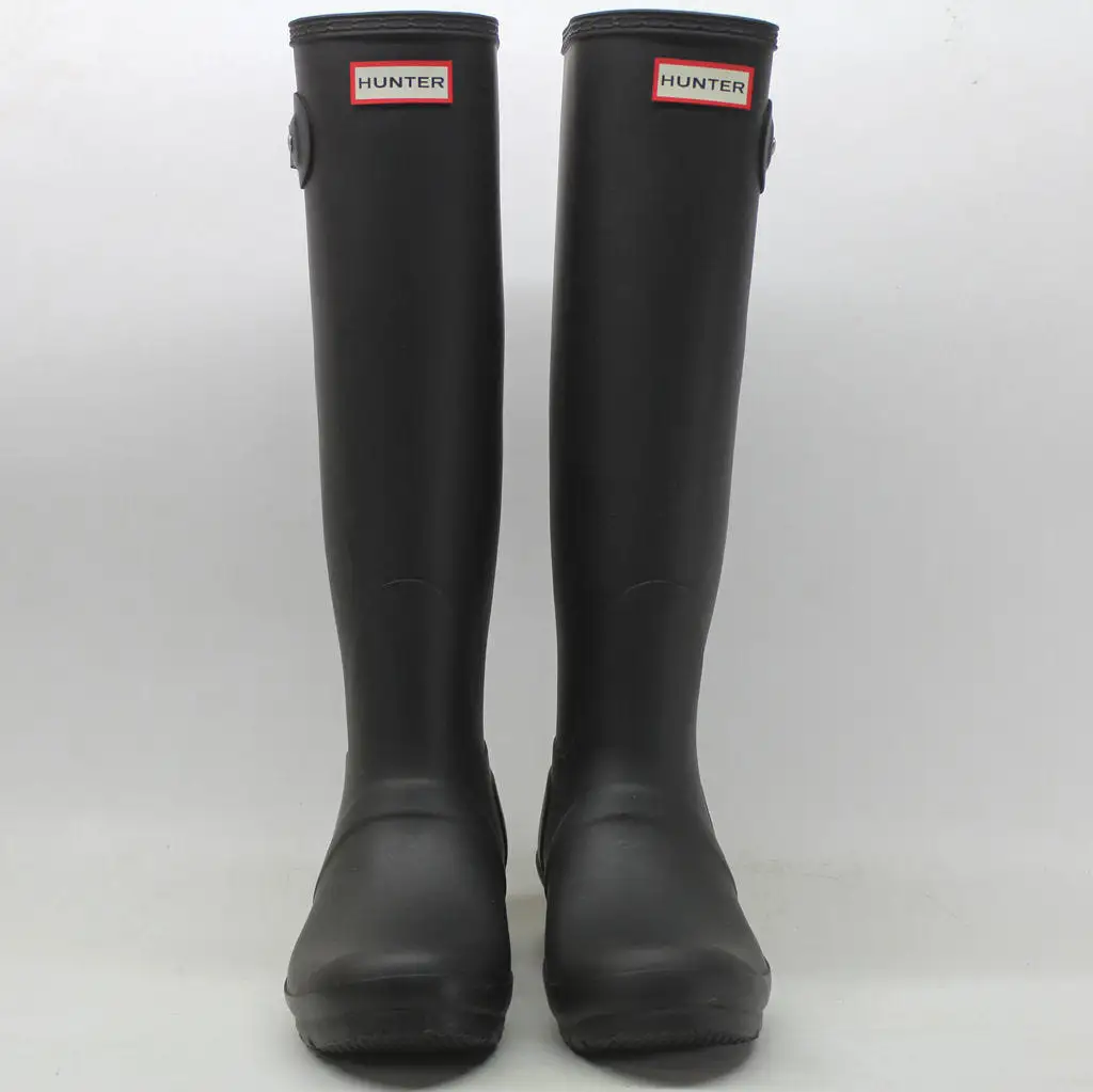 Hunter Original Tall Black Womens Wellies Rainboots - UK 6