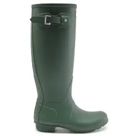 Hunter Original Tall Green Womens Rain Boots Wellies - S - UK 4