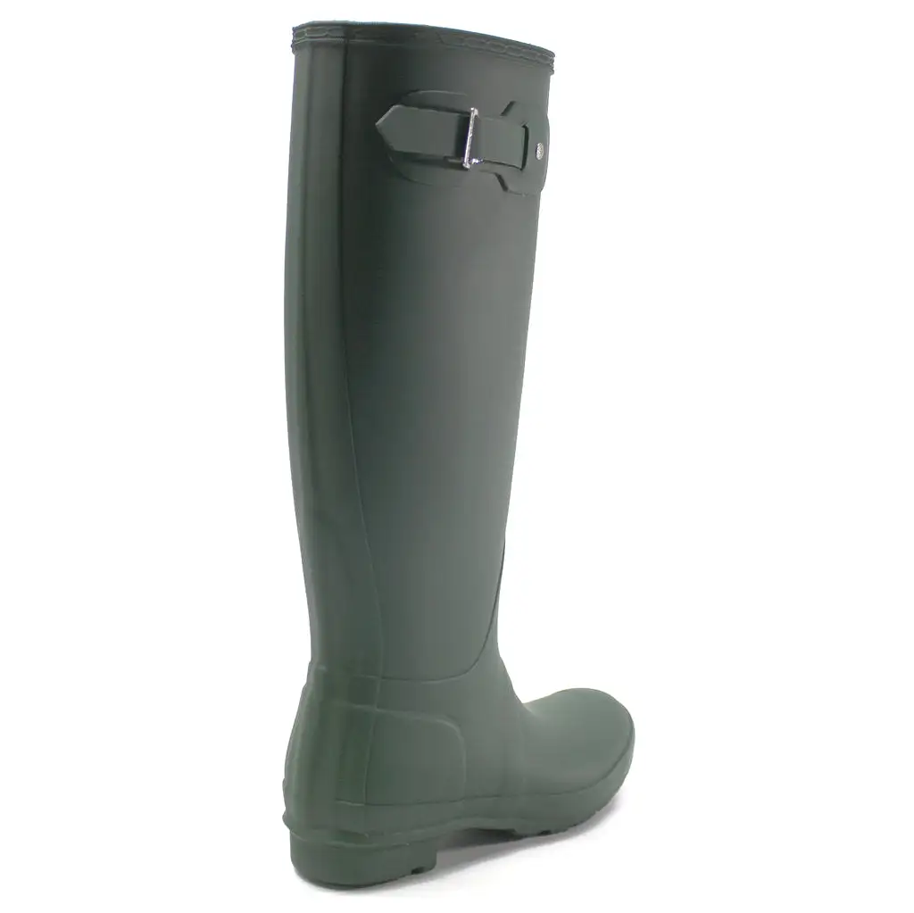 Hunter Original Tall Green Womens Rain Boots Wellies - S - UK 4