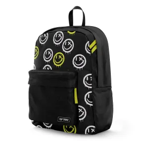 Hype Black Canvas Backpack