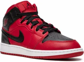 Jordan Kids Air Jordan 1 Mid Reverse Bred sneakers