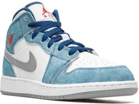 Jordan Kids Air Jordan 1 Mid SE French Blue sneakers