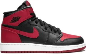 Jordan Kids Air Jordan 1 Retro High OG Bred sneakers Black