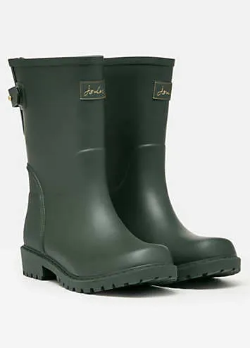 Joules Wistow Green Adjustable Mid Calf Wellies | Grattan