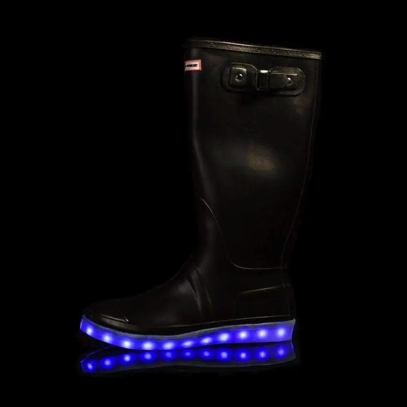 Ladies Light up Flashez Wellies - Black