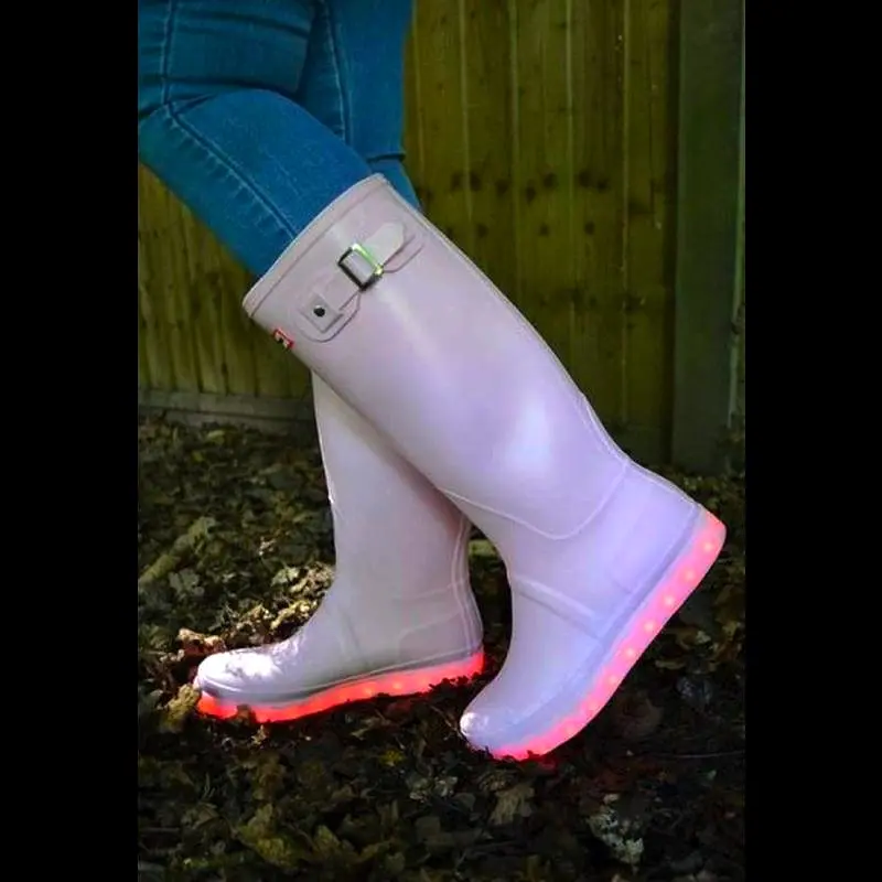 Light up Flashez Wellies - Candy Pink