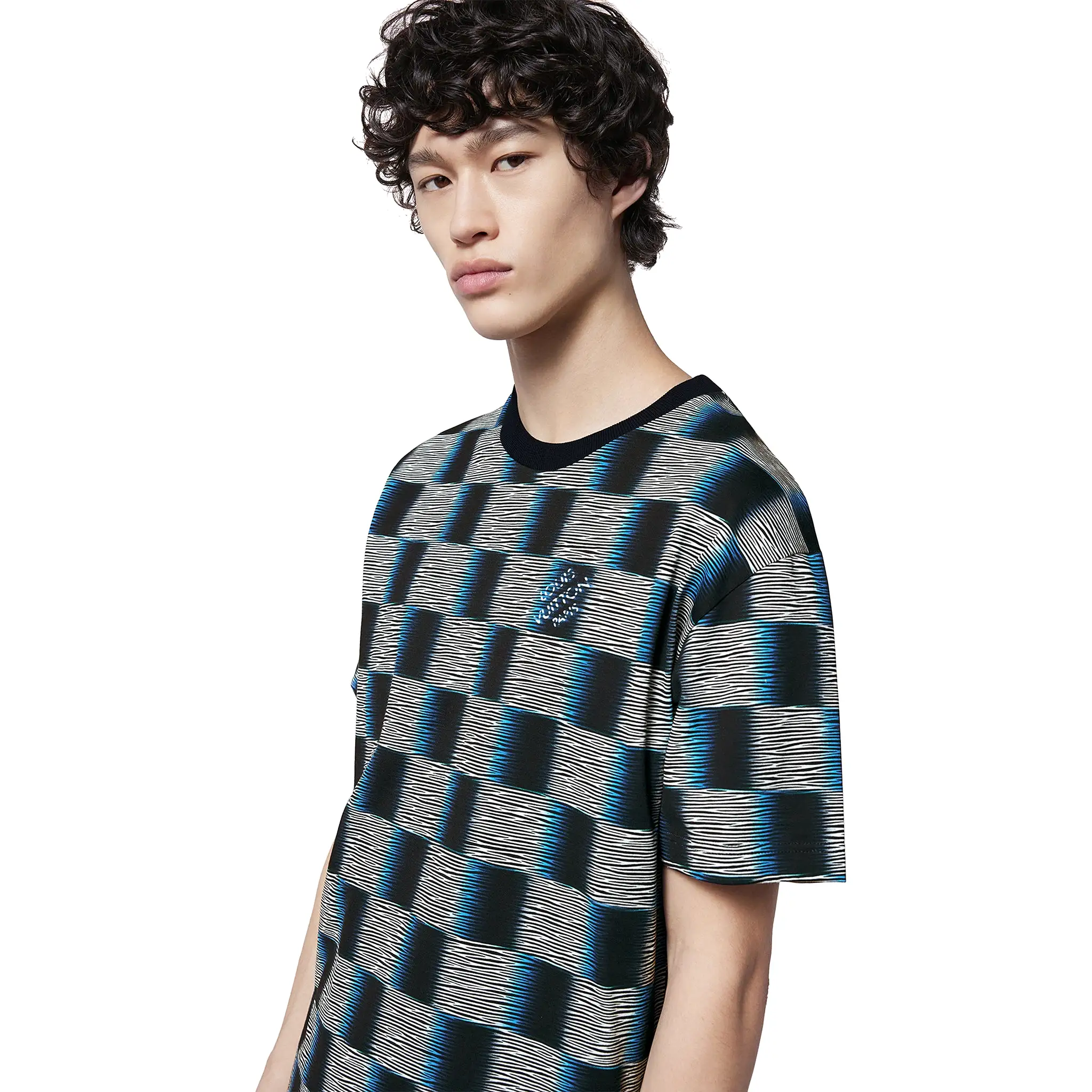 Louis Vuitton Damier Rush Dark Night Blue T Shirt