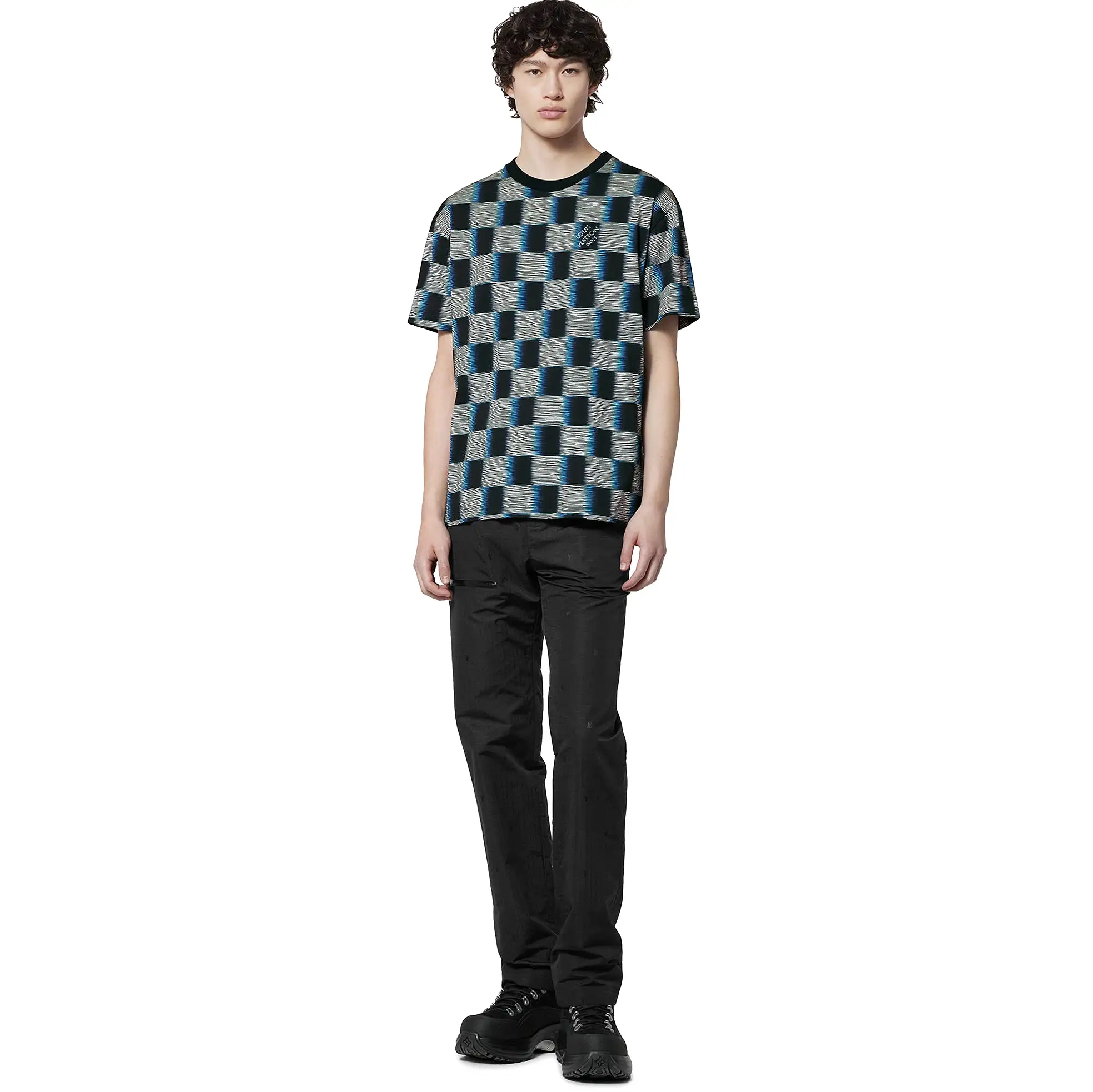 Louis Vuitton Damier Rush Dark Night Blue T Shirt