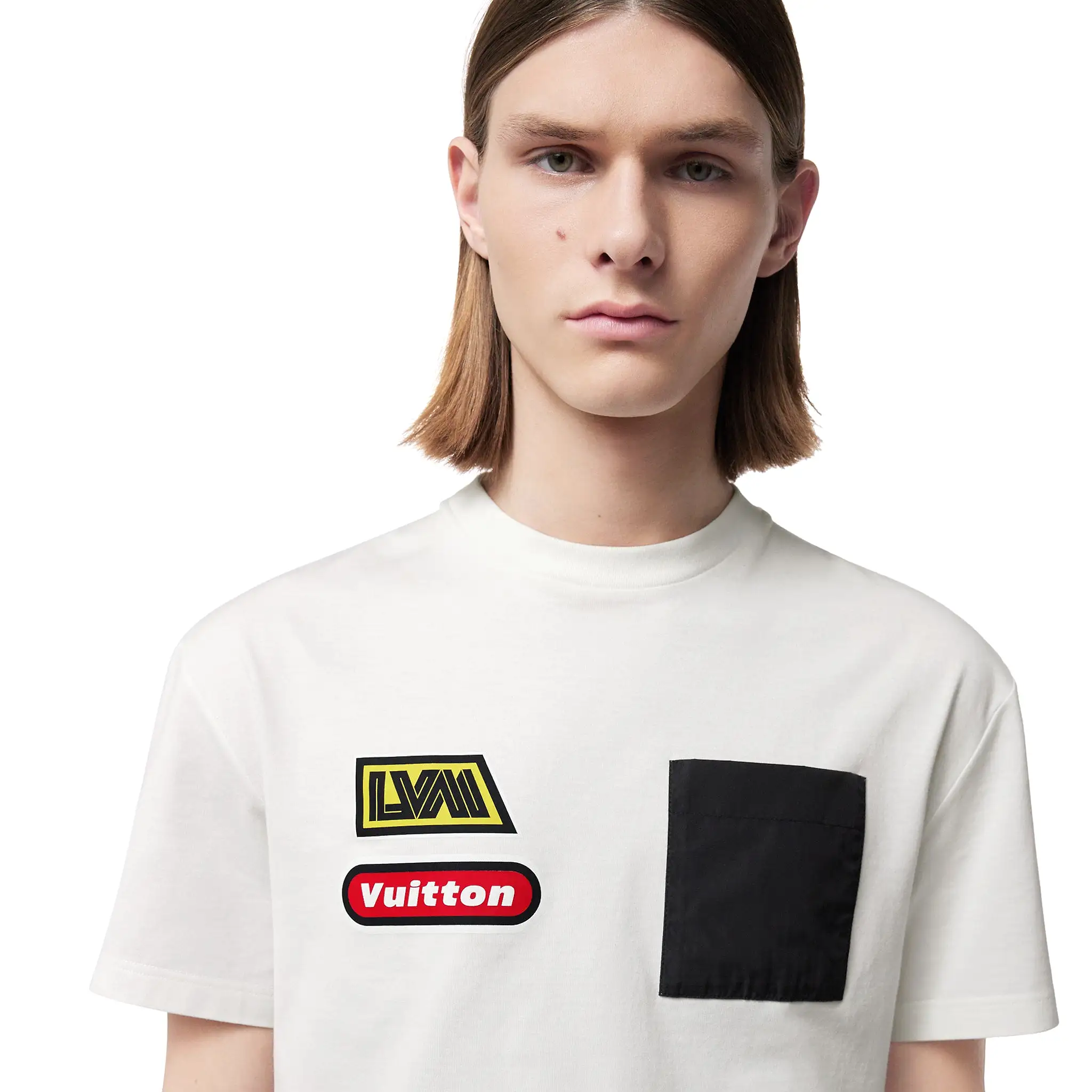 Louis Vuitton Hybrid Cotton Milk White T Shirt