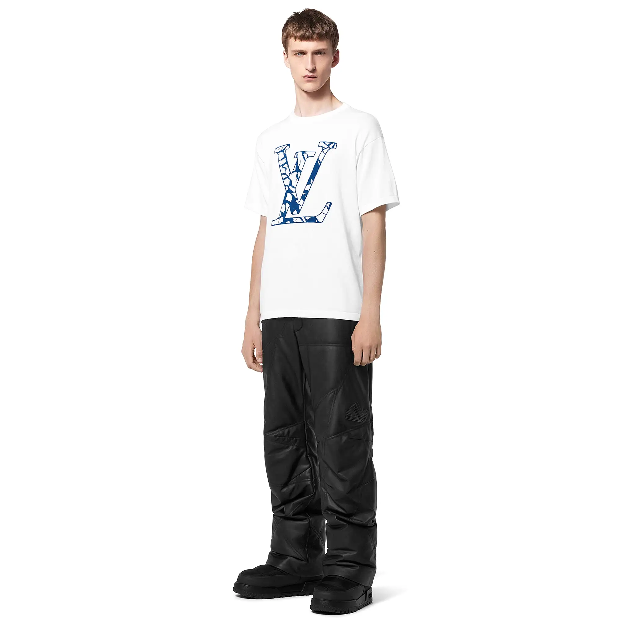 Louis Vuitton LV Ice Milk White Crewneck T Shirt