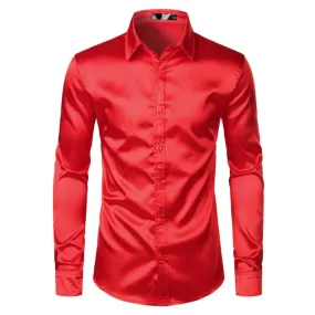 Luxury Brand New Casual Slim Fit Shirts for Wedding.