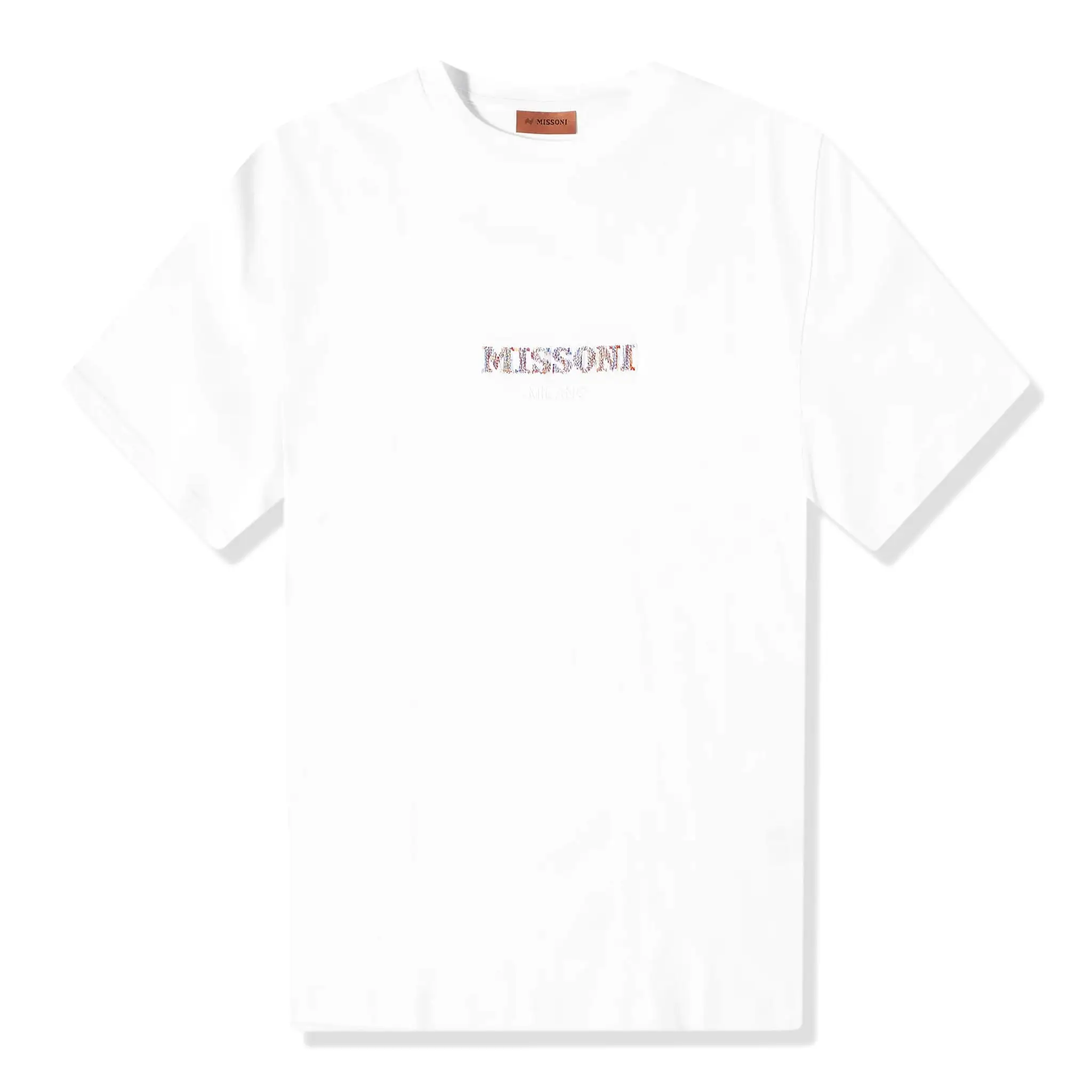 Missoni Embroidered Logo Optic White T Shirt