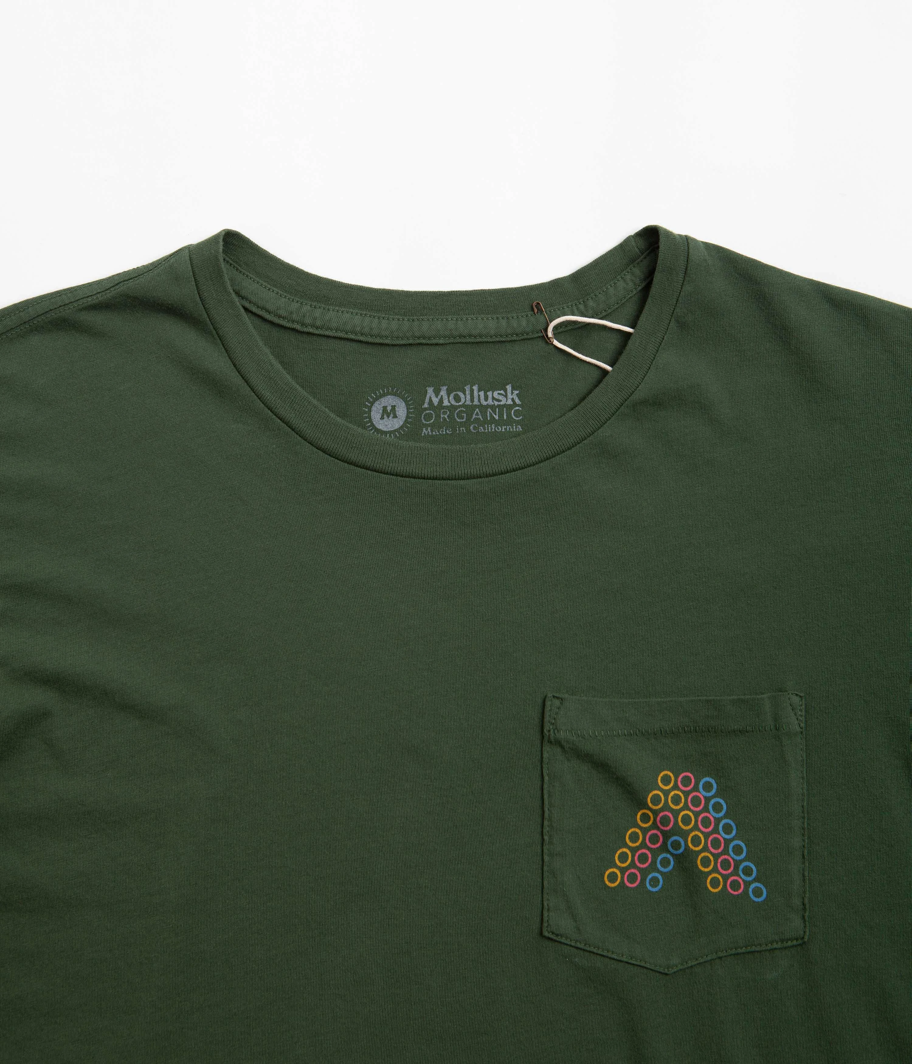 Mollusk Lattice Energy T-Shirt - Rover Green