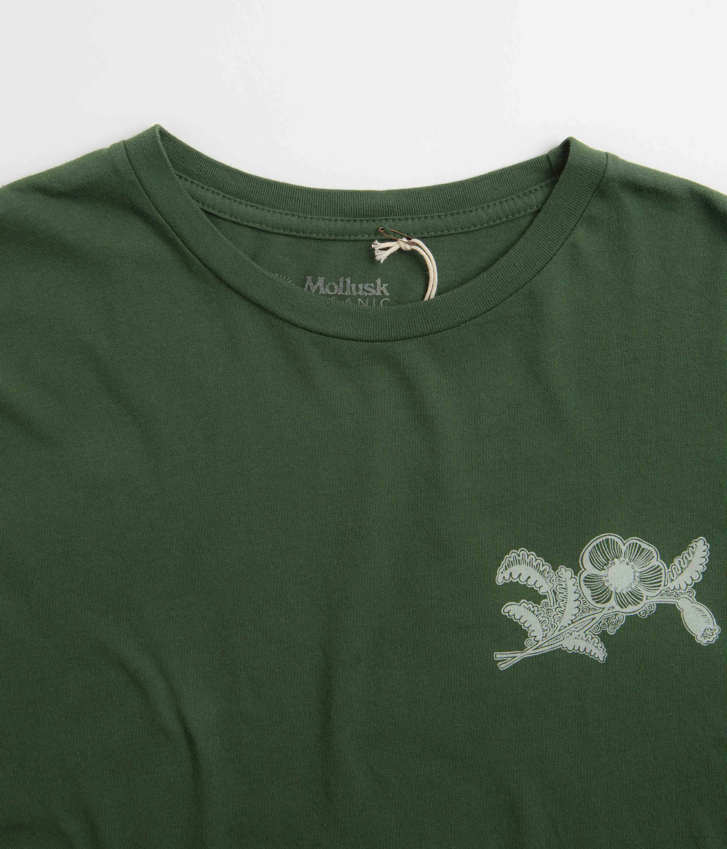 Mollusk Poppies T-Shirt - Schoolhouse Green