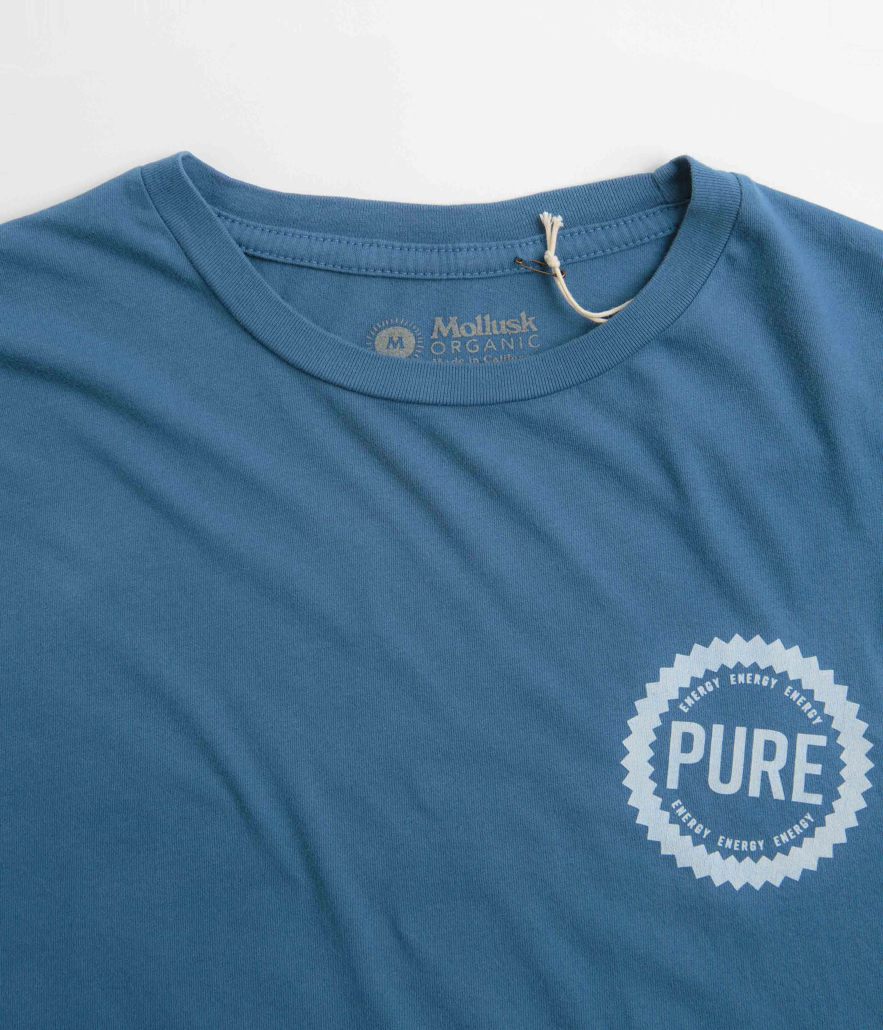 Mollusk Pure Energy T-Shirt - True Blue