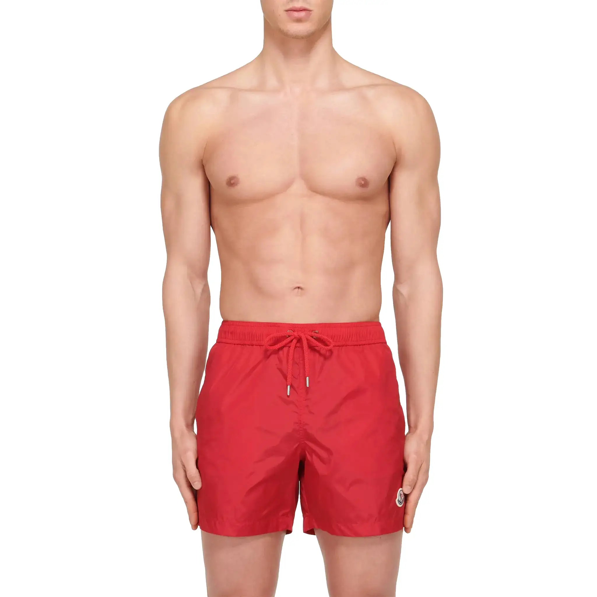 Moncler Red Swim Shorts