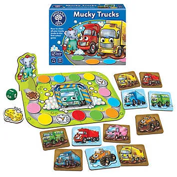 Mucky Trucks & Smelly Wellies Games by Orchard Toys | Look Again