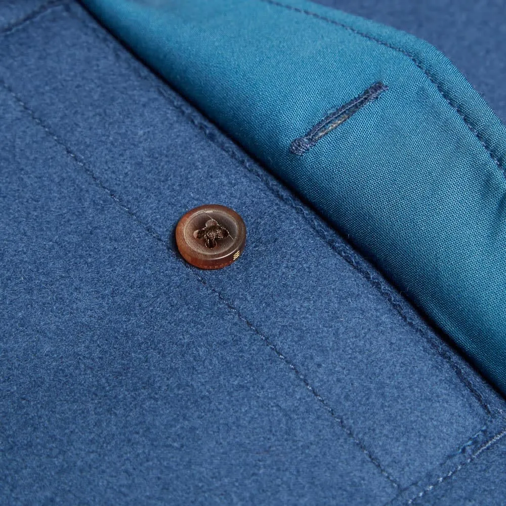 Norse Projects Jens Melton Wool ShirtLake Blue