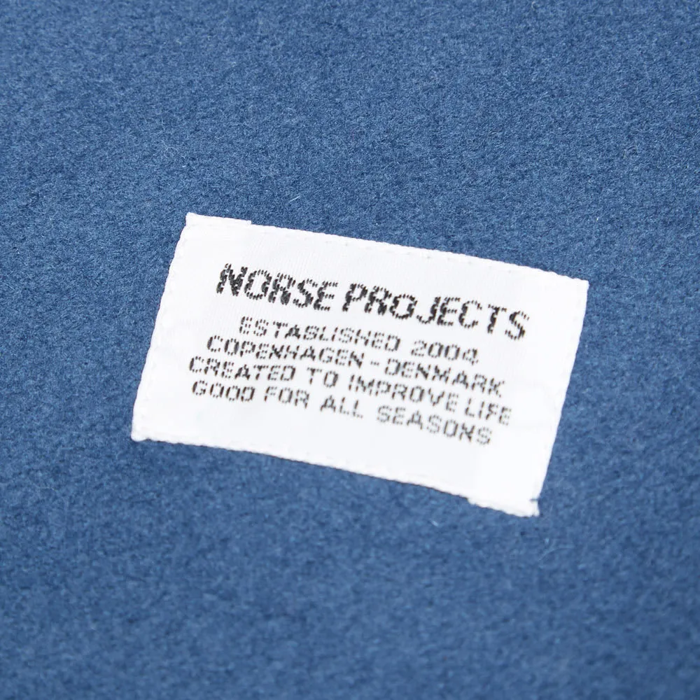 Norse Projects Jens Melton Wool ShirtLake Blue