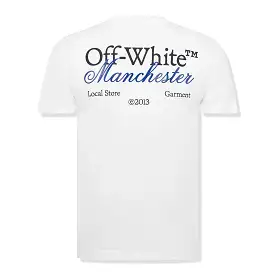 Off-White Off Manchester Exclusive White T Shirt