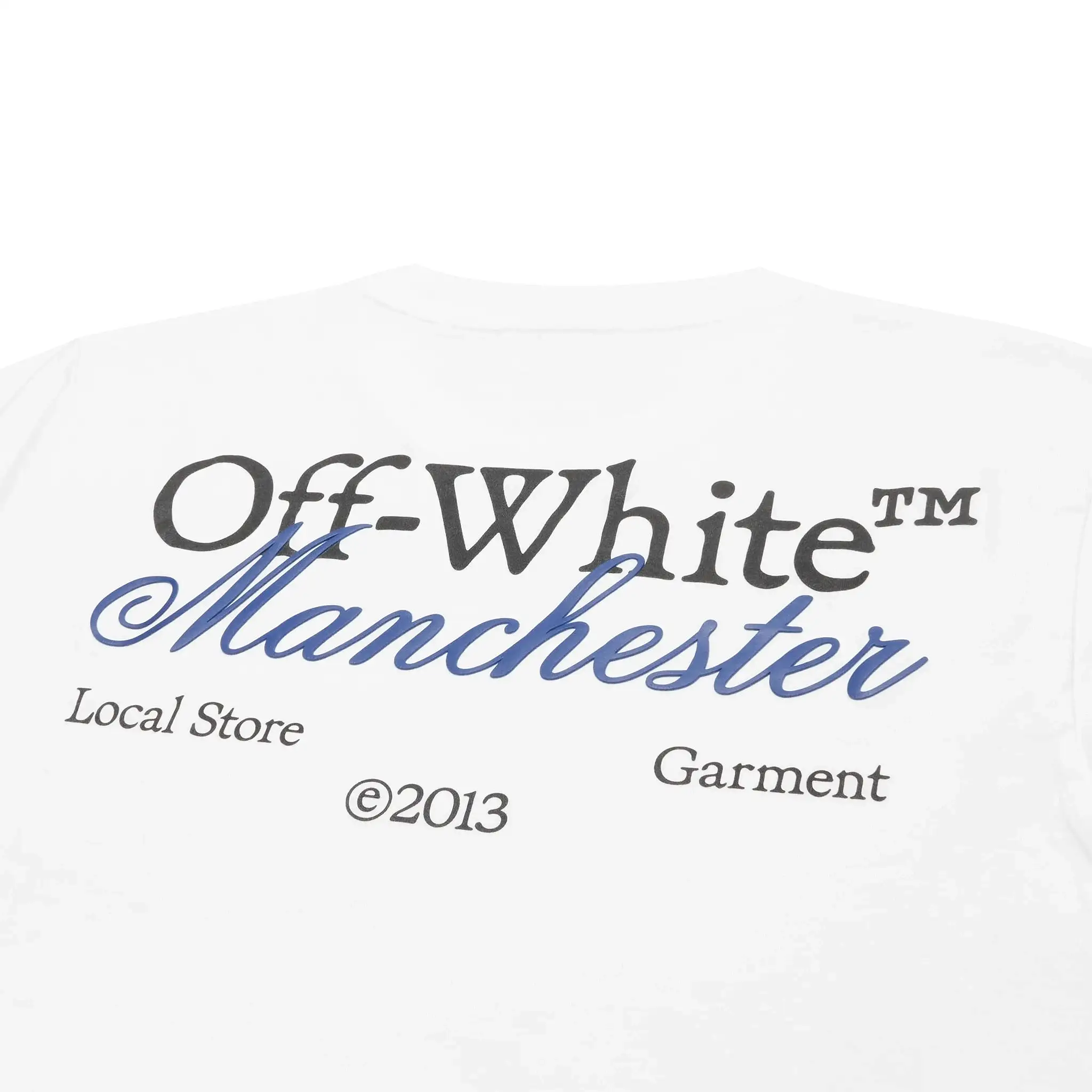 Off-White Off Manchester Exclusive White T Shirt