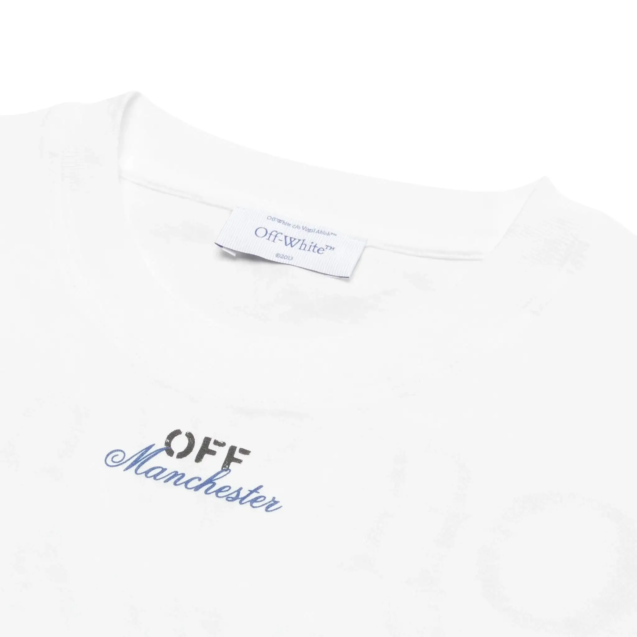 Off-White Off Manchester Exclusive White T Shirt