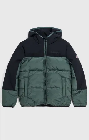 Outerwear Olive Green Boys Ripstop Nylon Jacket