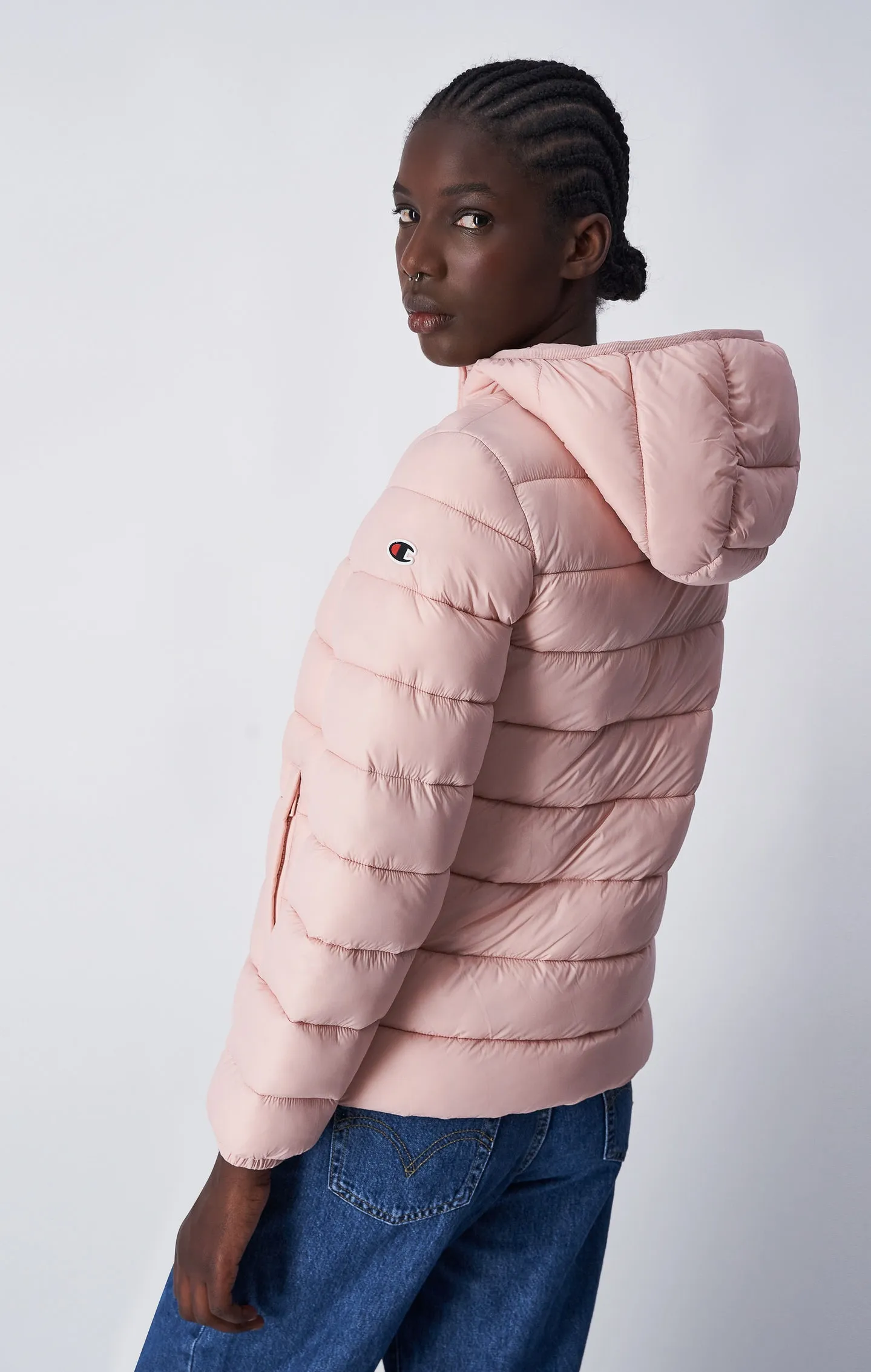 Outerwear Rose Tane C Logo Nylon Padded Jacket