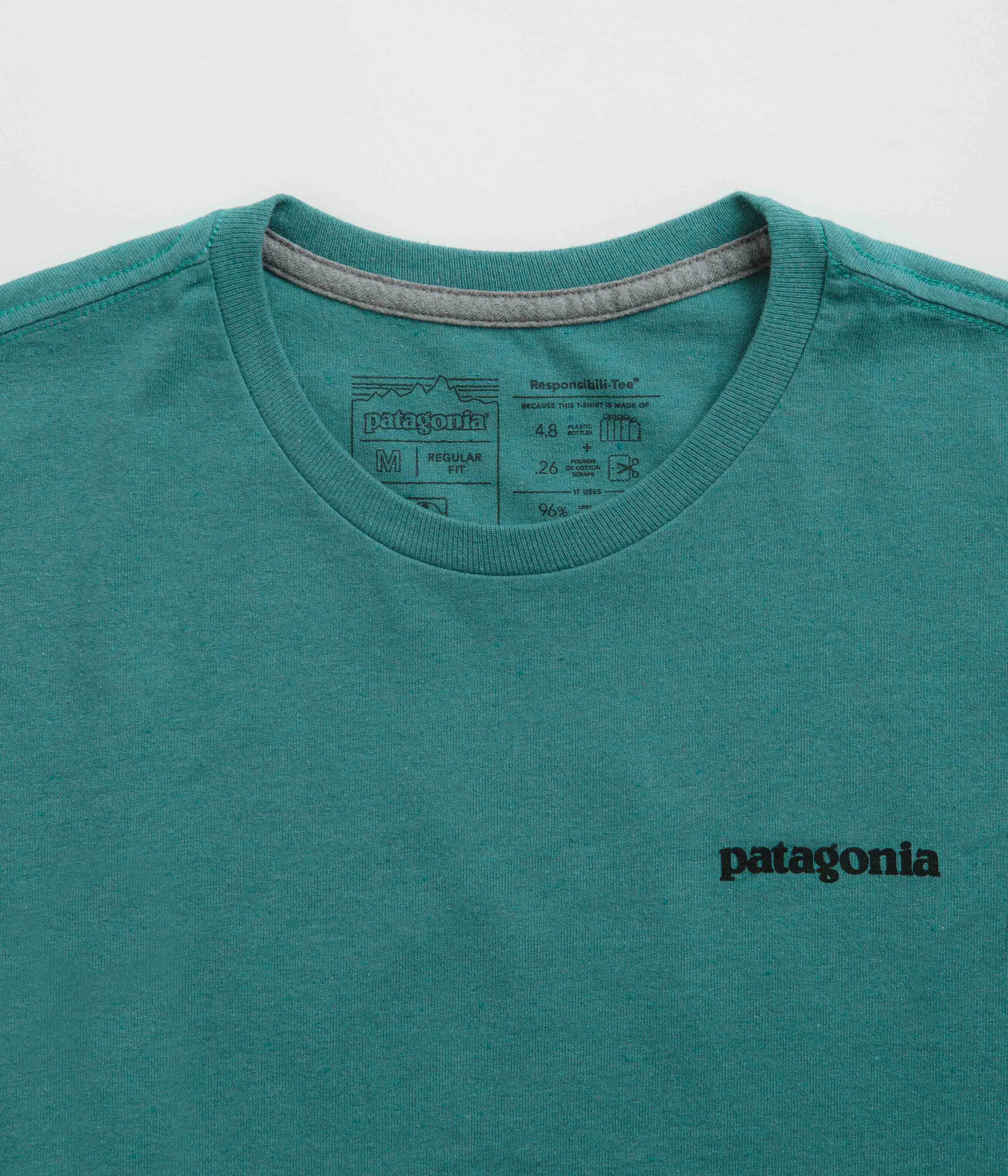 Patagonia P-6 Logo Responsibili-Tee T-Shirt - Belay Blue