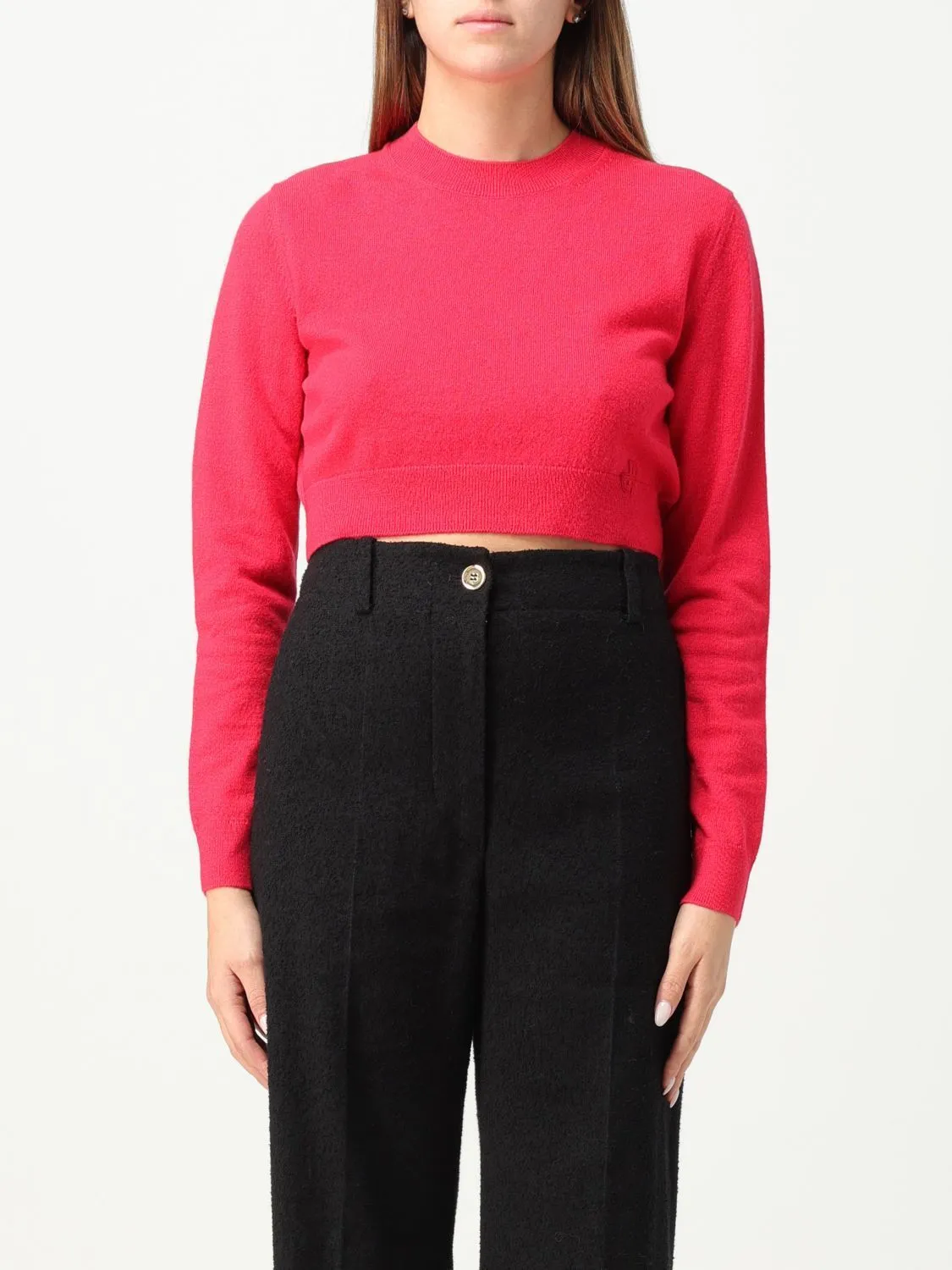 PATOU  |Casual Style Wool Street Style Long Sleeves Plain