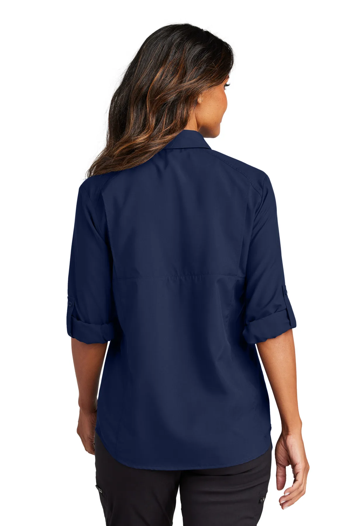 Port Authority Clothing LW960 Port Authority Ladies Long Sleeve UV Daybreak Shirt SKU: LW960