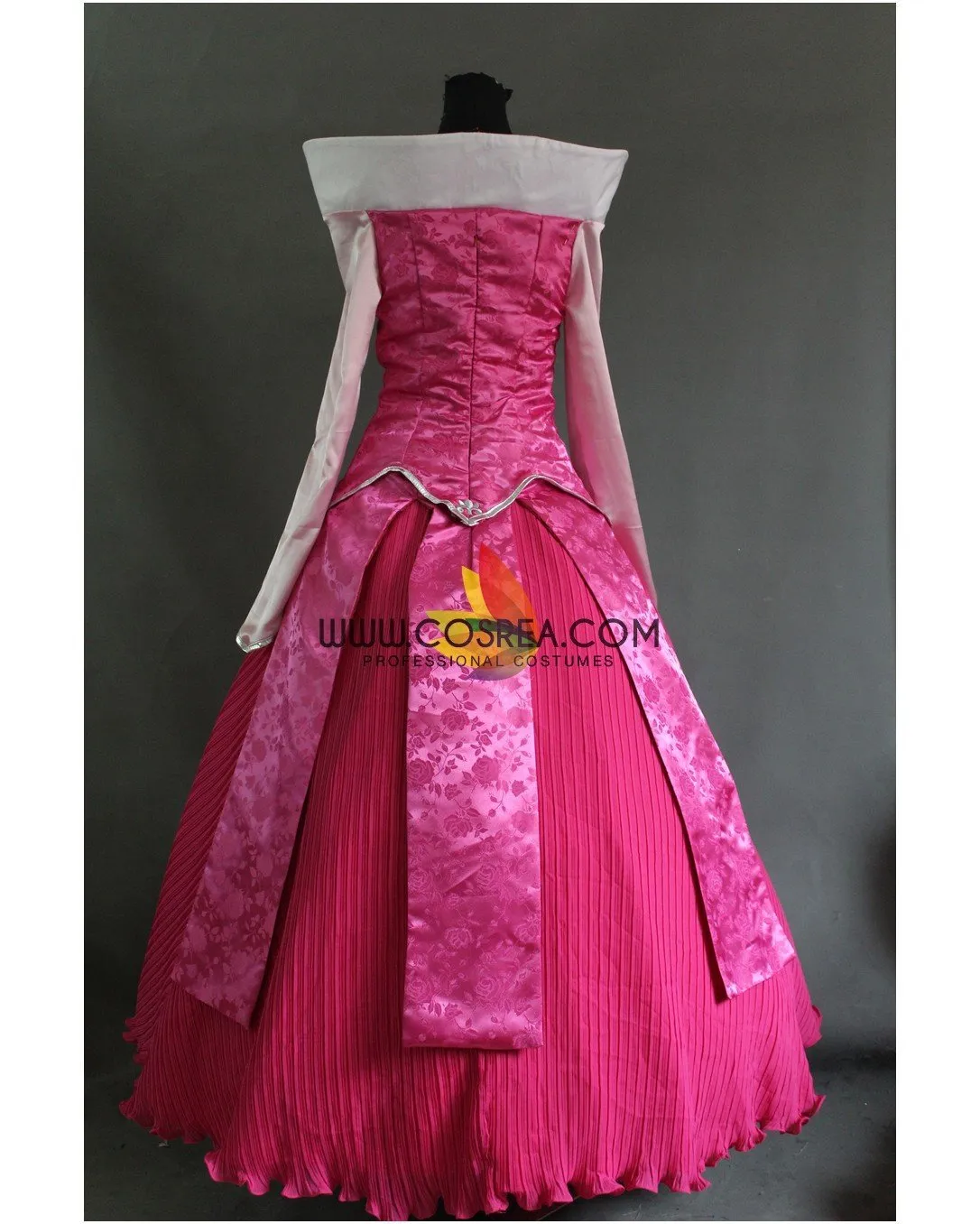 Princess Aurora Embroidered Brocade Sleeping Beauty Cosplay Costume