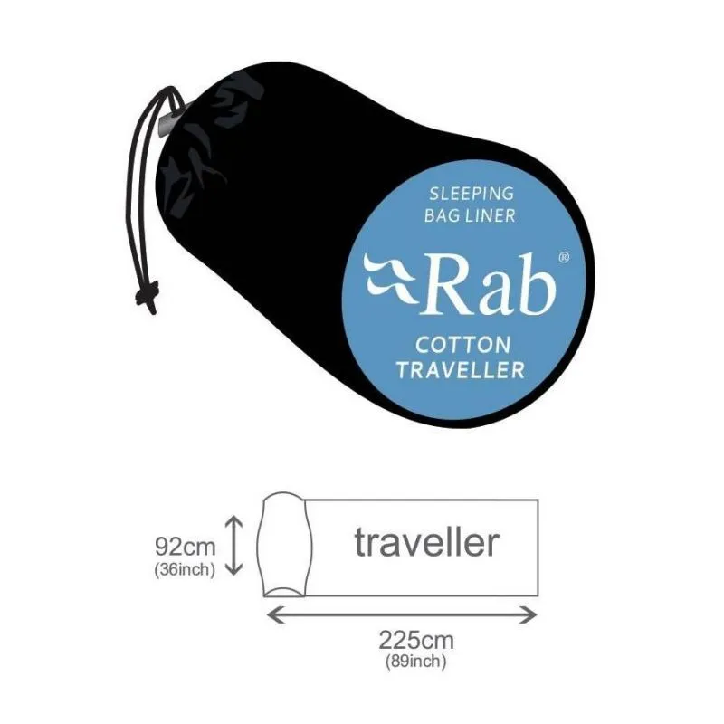 Rab  Sleeping Bag Liner - Traveller Cotton - Sacco lenzuolo