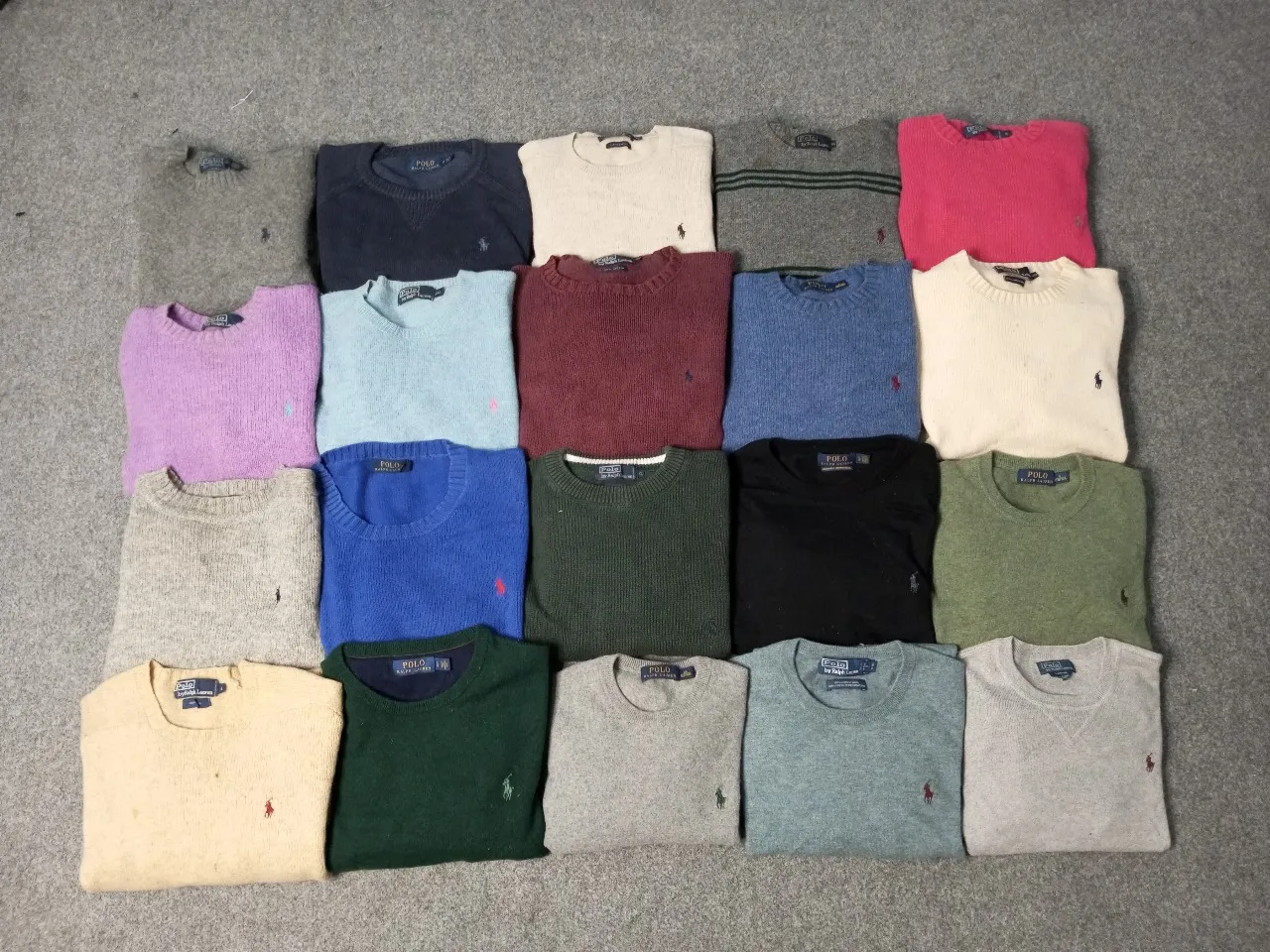 Ralph lauren Round Neck Sweaters 22 pcs