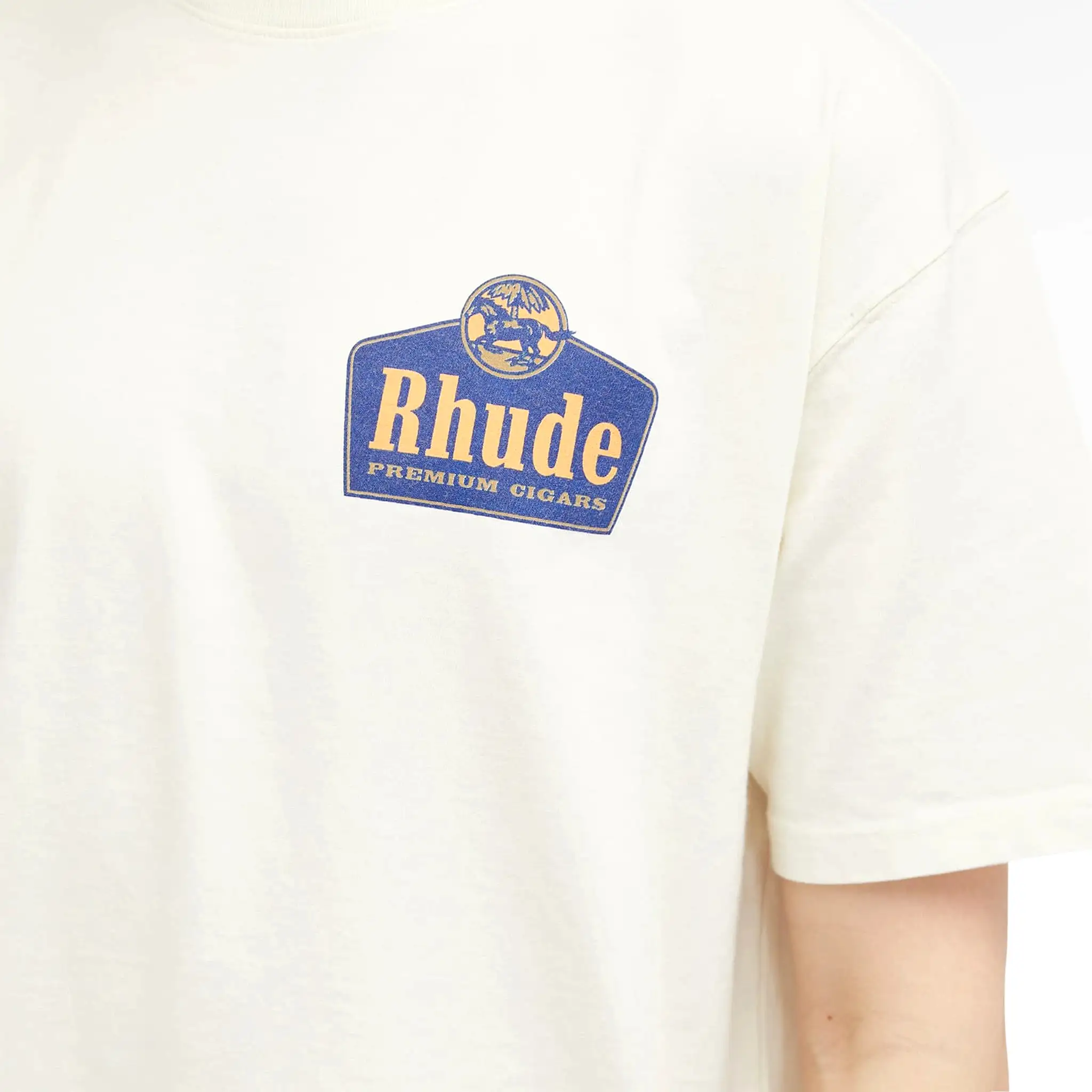 Rhude Grand Cru Vintage White T Shirt