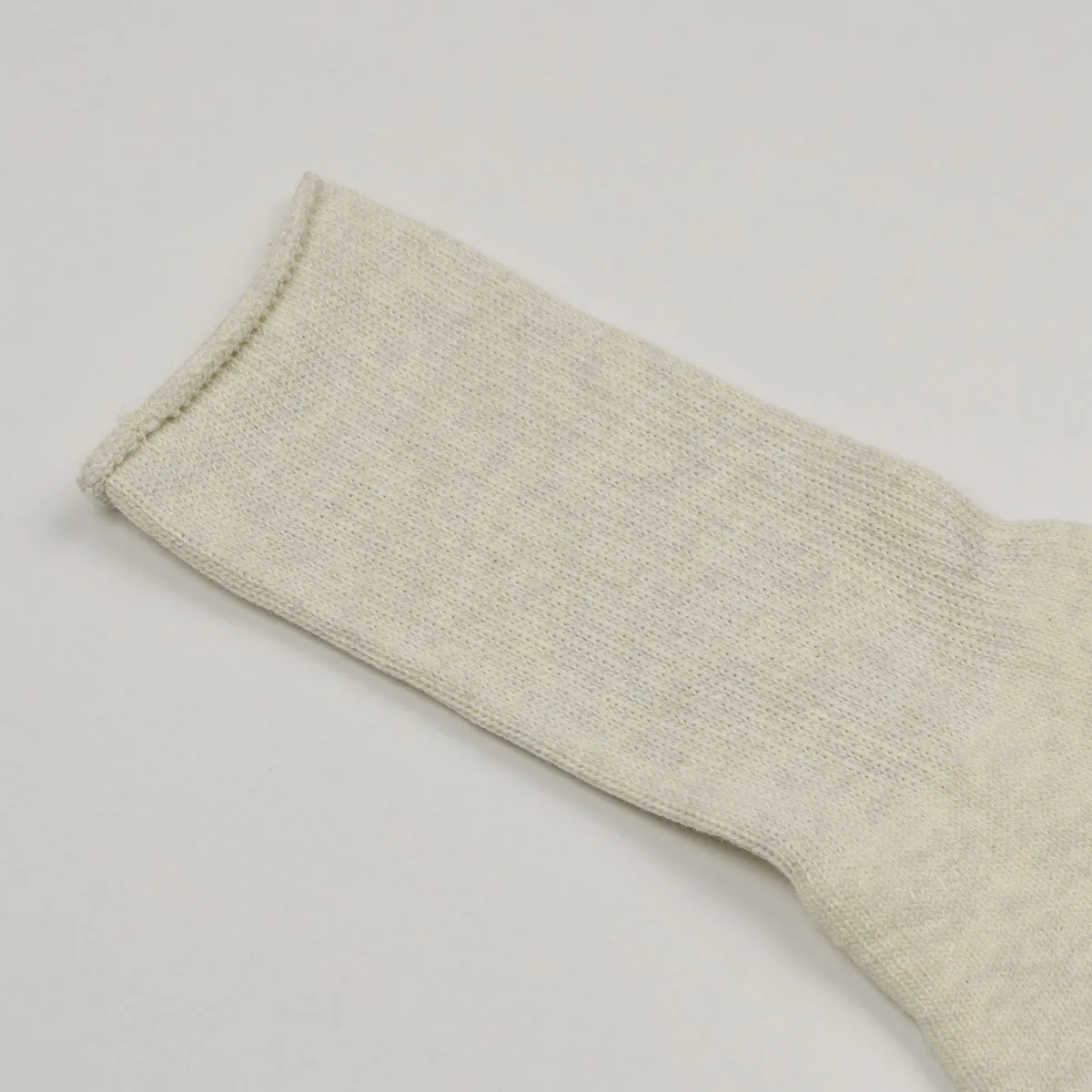 RoToTo - Washi Pile Crew Socks - Oatmeal