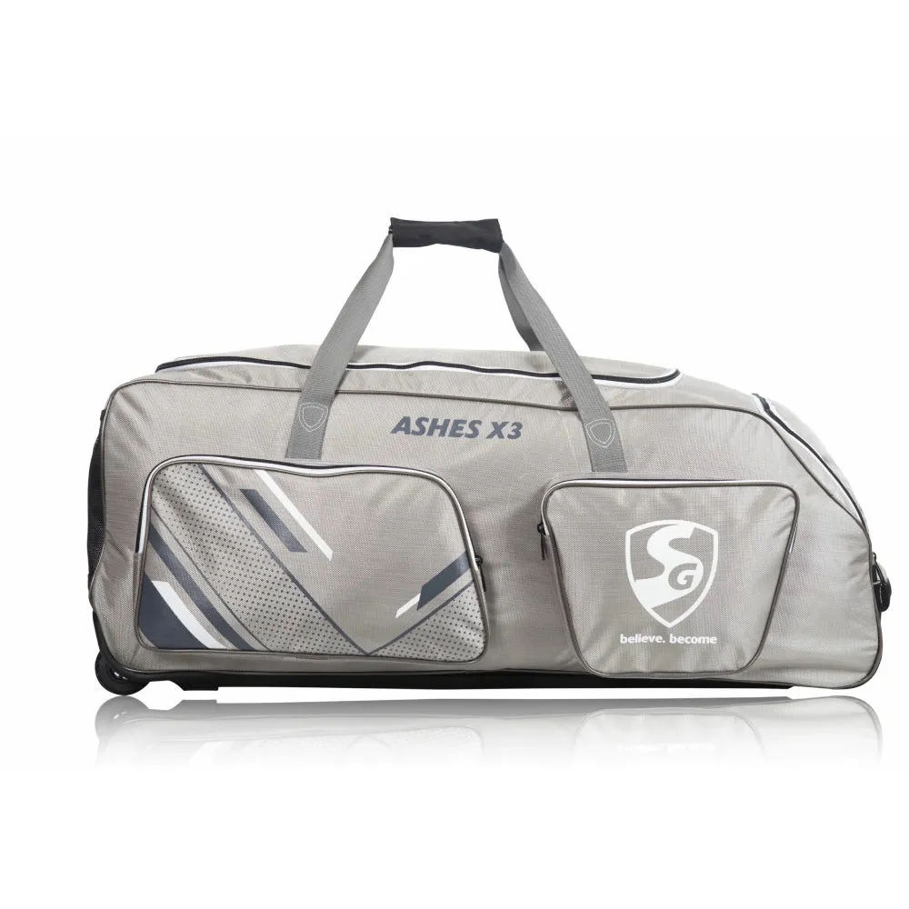 SG Ashes X3 Wheel Cricket Trolley (Grey)