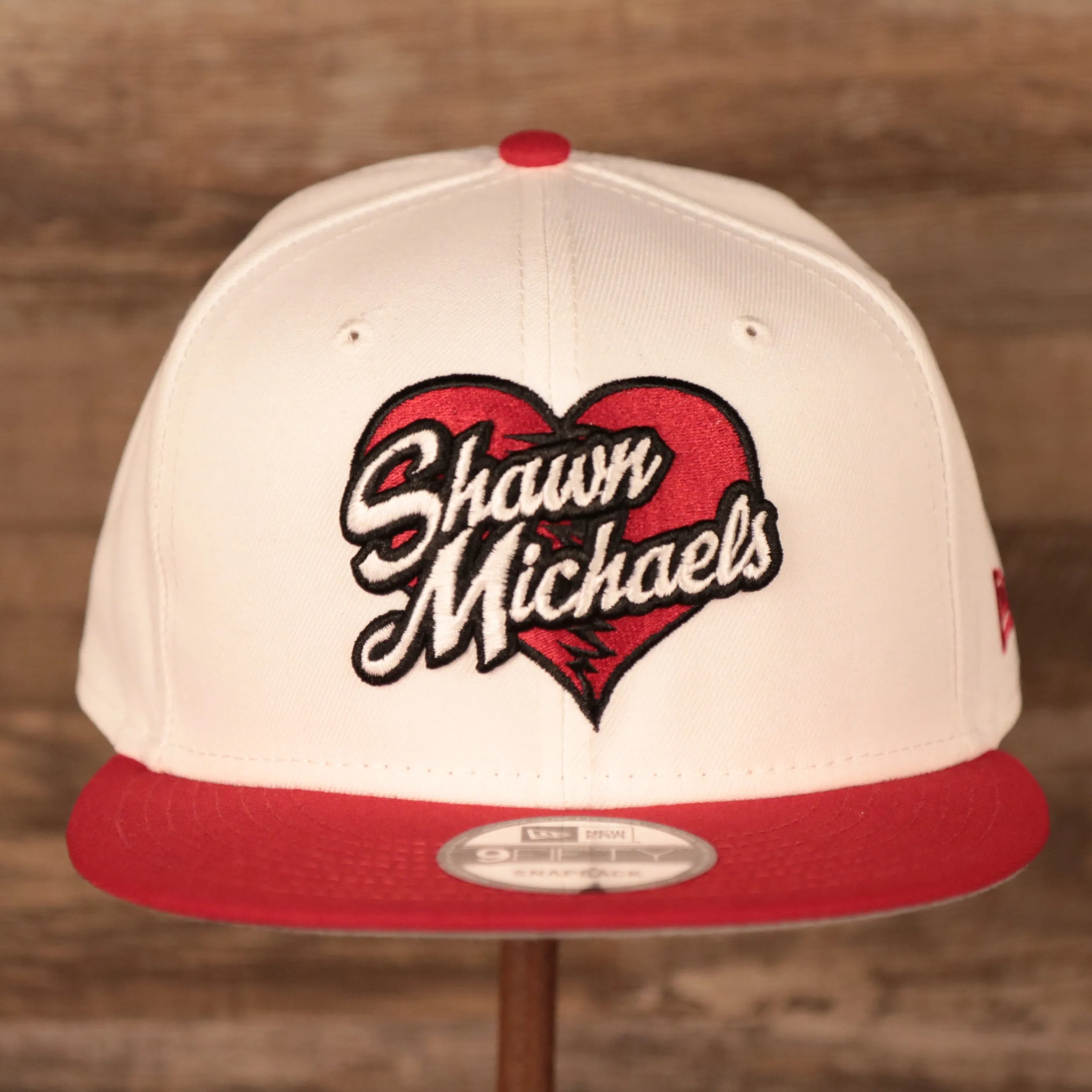 Shawn Michaels HeartBreak Kid White 9Fifty Gray Bottom Snapback