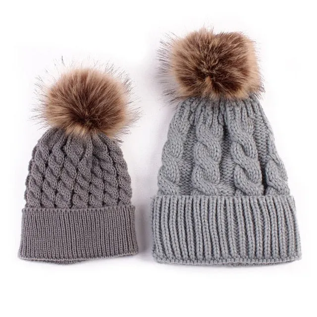 Ski Bunny Matching Beanies | Grey