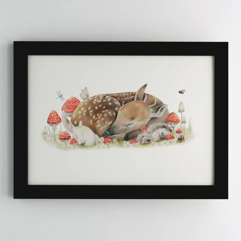 Sleeping Doe Print