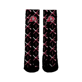 South Pittsburgh Rebellion PDX Carpet Socks