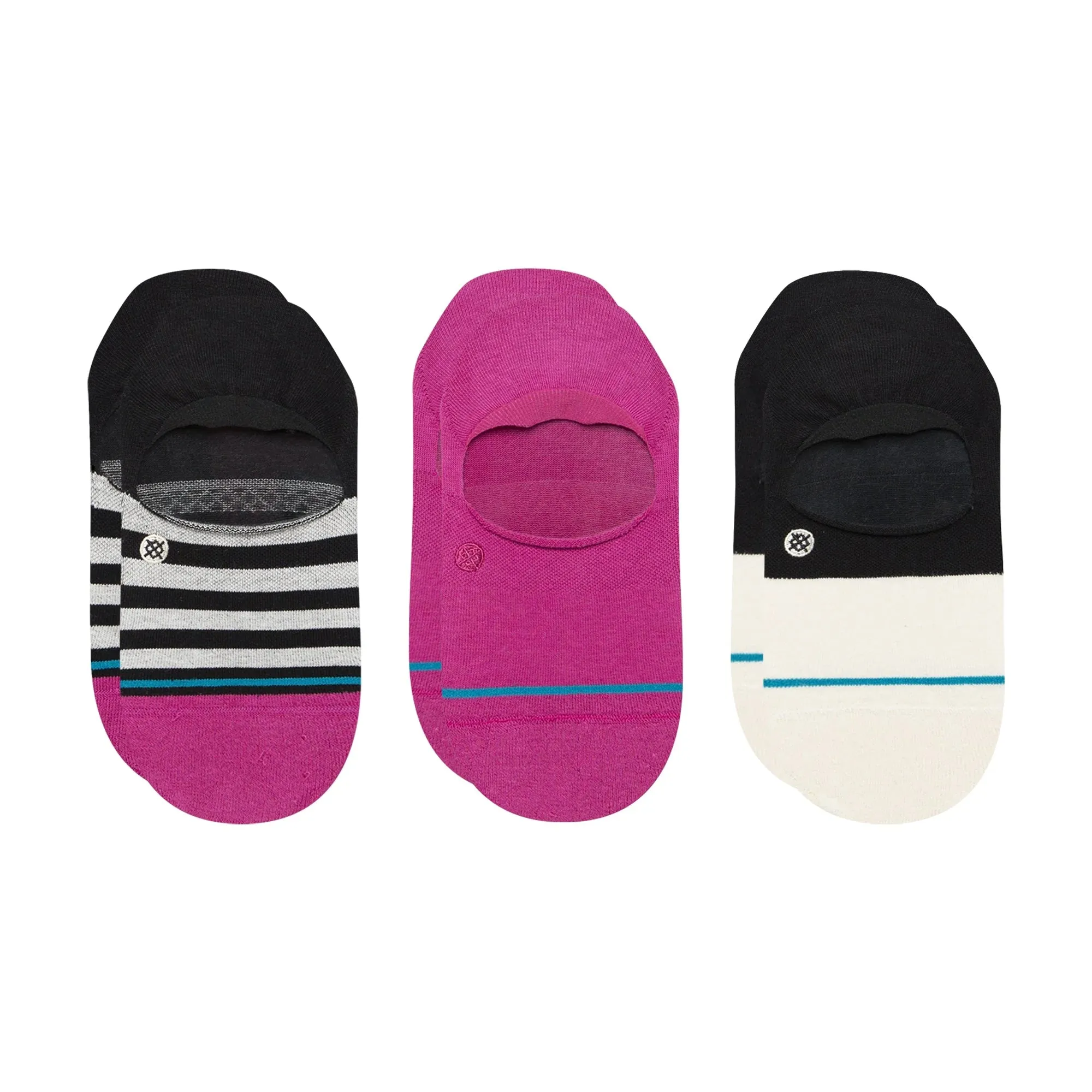 Stance No Show Socks Absolute 3 Pack Magenta