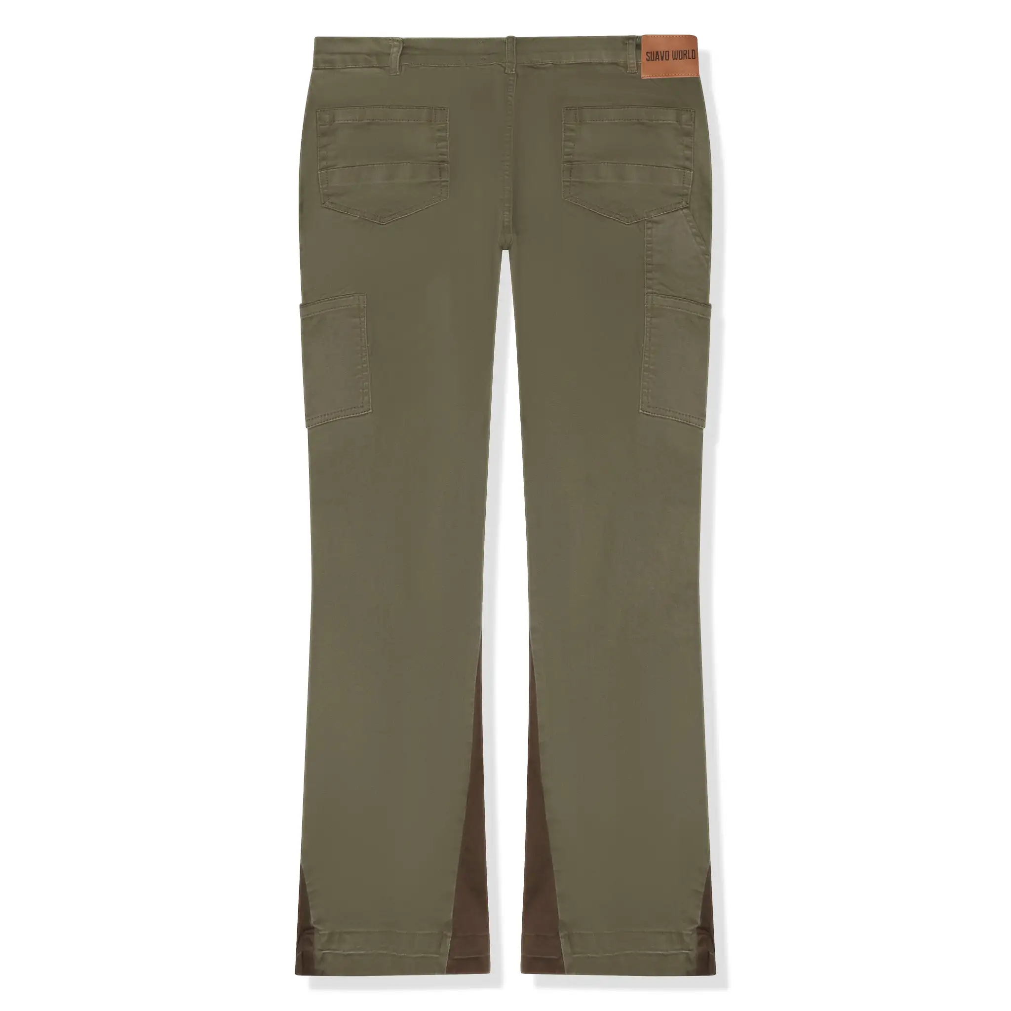 Suavo World Flare Denim Khaki