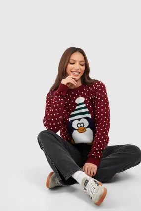 Tall Penguin Christmas Sweater