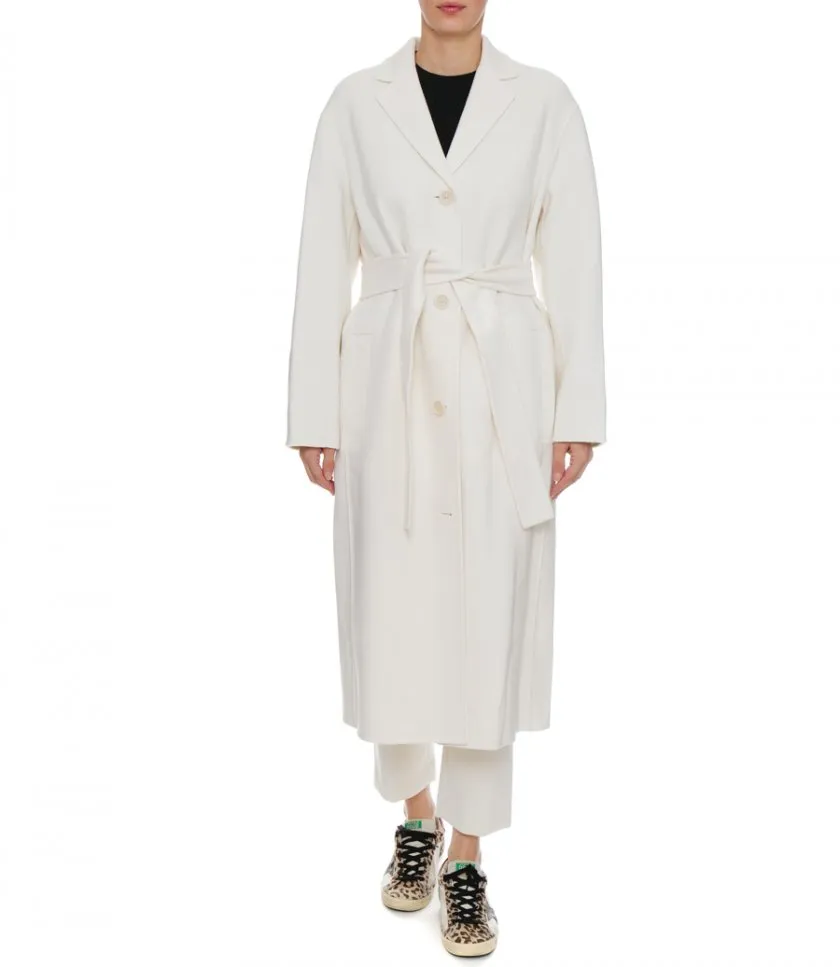 THEORYBELTED COAT IN DOUBLE-FACE